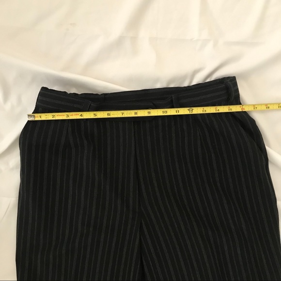 Norm Thompson Pinstriped Pants 12 Petite Beautiful - Picture 13 of 14